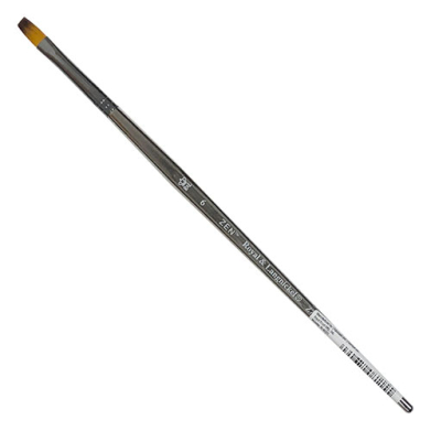 Royal Langnickel Zen Brush for All Media  Short Handle, Flat Shader #6