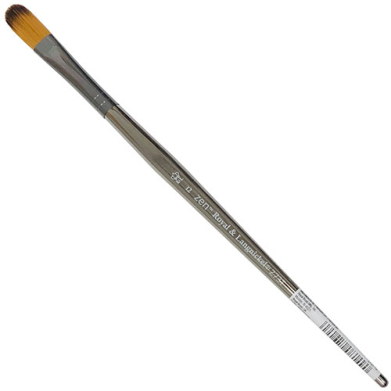 Royal Langnickel Zen Brush for All Media  Short Handle, Filbert #12