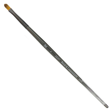 Royal Langnickel Zen Brush for All Media  Short Handle, Filbert #4