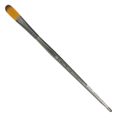 Royal Langnickel Zen Brush for All Media - Short Handle, Oval Wash 1/2"