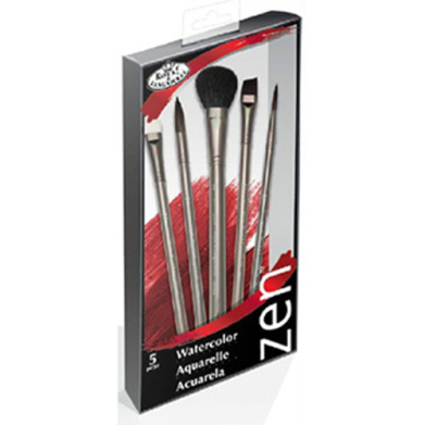 Royal & Langnickel Zen Brush Set Watercolor - 5pc