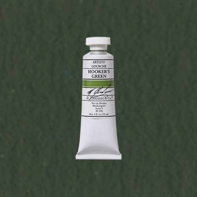 M. Graham & Co. Gouache Paint  (0.5oz/15ml) Hooker's Green