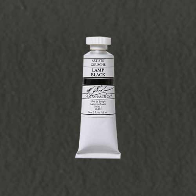 M. Graham & Co. Gouache Paint  (0.5oz/15ml) Lamp Black