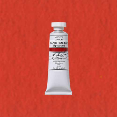 M. Graham & Co. Gouache Paint  (0.5oz/15ml) Naphthol Red