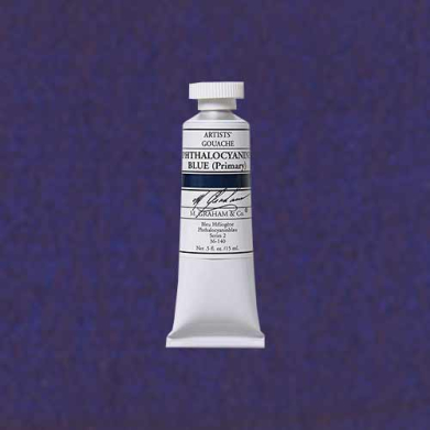 M. Graham & Co. Gouache Paint  (0.5oz/15ml) Phthalocyanine Blue