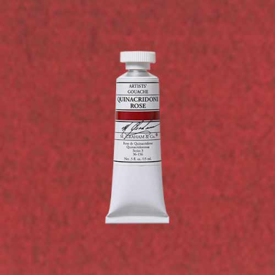 M. Graham & Co. Gouache Paint  (0.5oz/15ml) Quinacridone Rose