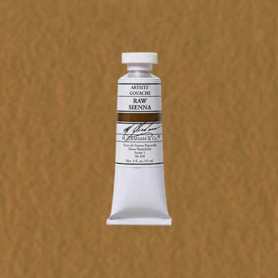 M. Graham & Co. Gouache Paint  (0.5oz/15ml) Raw Sienna