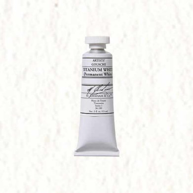 M. Graham & Co. Gouache Paint  (0.5oz/15ml) Titanium White
