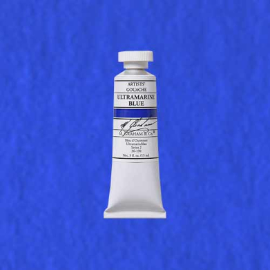 M. Graham & Co. Gouache Paint  (0.5oz/15ml) Ultramarine Blue