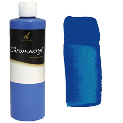 Chromacryl Acrylic Paint - (16.9oz/473ml) Cobalt Blue