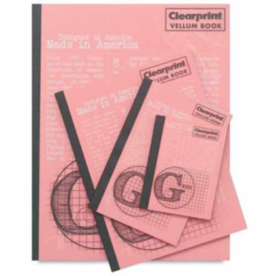 Clearprint 1000H 8X8 GRID 4" X 6" VELLUM FIELD BOOK