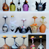 large group halloween wine glasses