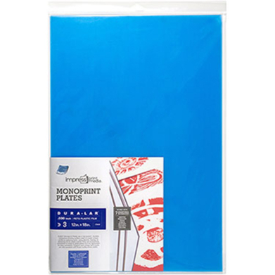 Monoprint Plates 8X10 24PK Clear Dura-Lar