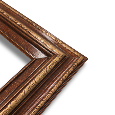 Econo Frame Tiger Gold with Wood Liner - 18" x 36"