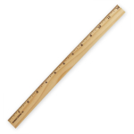 Charles Leonard Wooden Ruler 12in