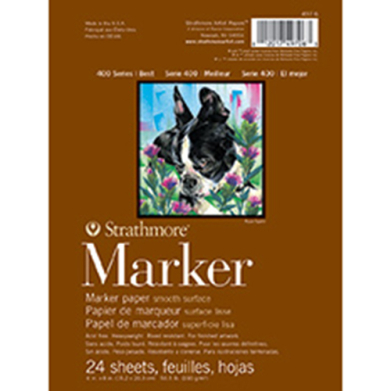 Strathmore 400 Series Marker Pad (497) 6" x 8" - (24 sheets, 50.5lb)