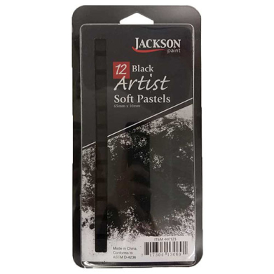Richeson Jackson Black Soft Pastel Set (12 count)