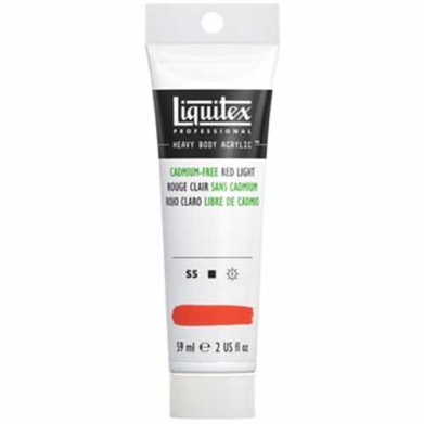 Liquitex Professional Heavy Body Acrylic Paint - (2oz/59ml) Cadmium-Free Red Light