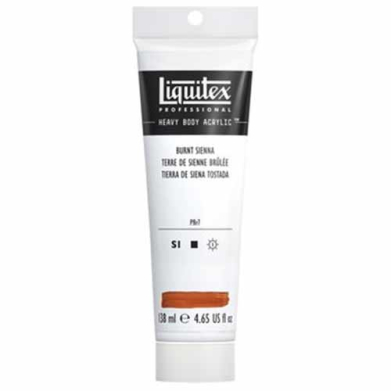 Liquitex Professional Heavy Body Acrylic Paint - (4.65oz/138ml) Burnt Sienna
