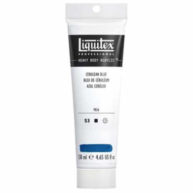 Liquitex Professional Heavy Body Acrylic Paint - (4.65oz/138ml) Cerulean Blue