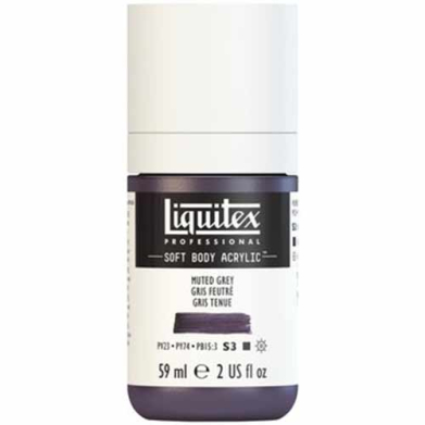 Liquitex Professional Soft Body Acrylic Paint - (2oz/59ml) Muted Grey