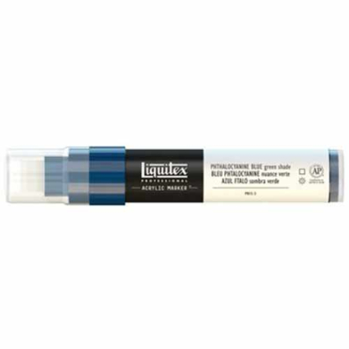 Liquitex Professional Wide Acrylic Paint Marker - Phthalo Blue (Green Shade)
