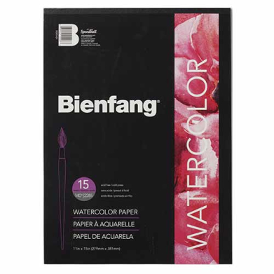 Speedball Bienfang Watercolor Paper Pad 11" x 15" - (15 Sheets, 90lb)