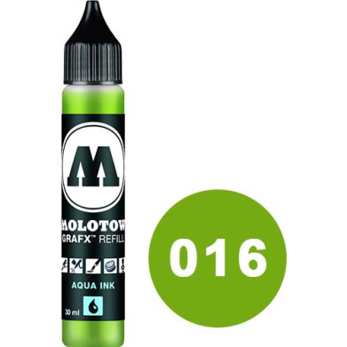 Molotow Grafx Aqua Ink Refill - (30ml) 016 Yellow Green