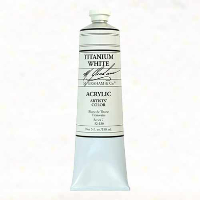 M. Graham & Co. Acrylic Paint - (5oz/150ml) Titanium White