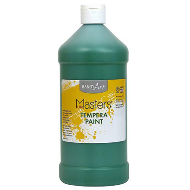Handy Art Little Masters Washable Tempera Paint - (32oz/946ml) Green
