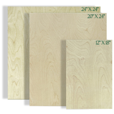 Richeson Cradled Birch Panel 12" x 18" (2" Deep)