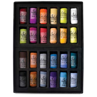 Richeson Soft Handmade Pastel Half Stick Set - (24 Pieces)