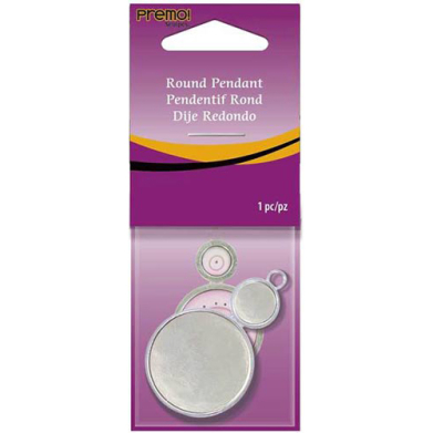 Sculpey Premo Double Round Pendant (1 Piece)