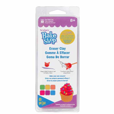 Sculpey Oven-Bake Clay Kit (8 Pieces) - Amazing Eraser Clay