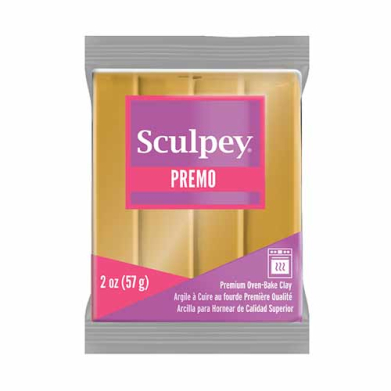 Sculpey Premo Oven-Bake Clay (2oz bar) - 18K Gold