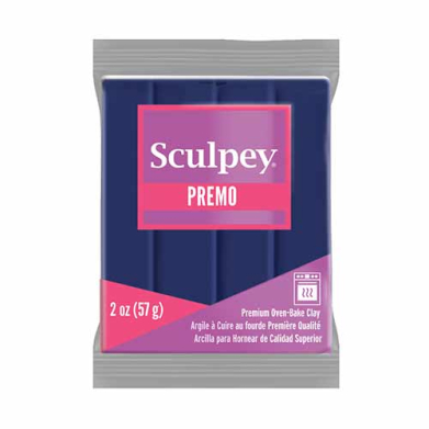 Sculpey Premo Oven-Bake Clay (2oz bar) - Ultramarine Blue
