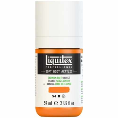 Liquitex Professional Soft Body Acrylic Paint - (2oz/59ml) Cadmium-Free Orange