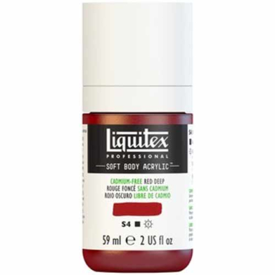 Liquitex Professional Soft Body Acrylic Paint - (2oz/59ml) Cadmium-Free Red Deep