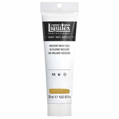Liquitex Professional Heavy Body Acrylic Paint - (4.65oz/138ml) Iridescent Bright Gold