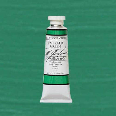 M. Graham & Co. Oil Paint - (1.25oz/37ml) Emerald Green