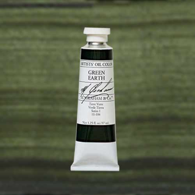 M. Graham & Co. Oil Paint - (1.25oz/37ml) Green Earth