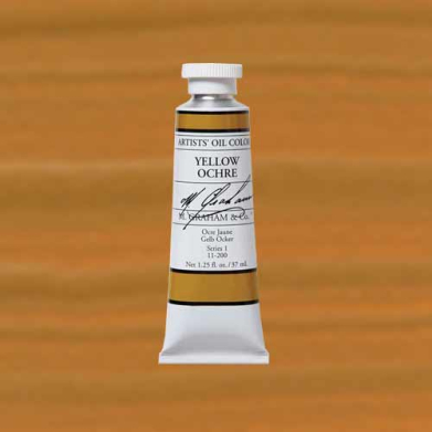 M. Graham & Co. Oil Paint - (1.25oz/37ml) Yellow Ochre