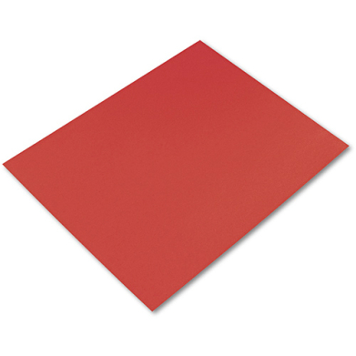 Pacon Railroad Poster Board 22" x 28" - (100 Sheets) 4 Ply Red