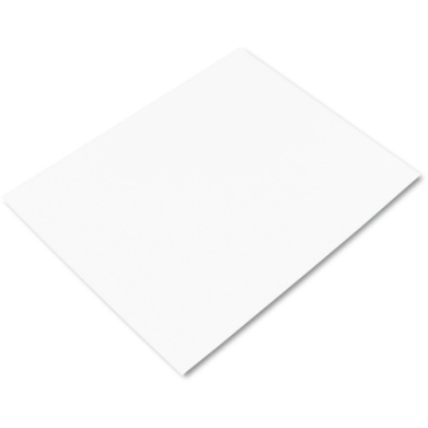 Pacon Railroad Poster Board 22" x 28" - (100 Sheets) 4 Ply White
