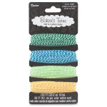 Darice Baker's Twine 2-Ply Assortment - (30ft/9.1m Each) Tutti Frutti