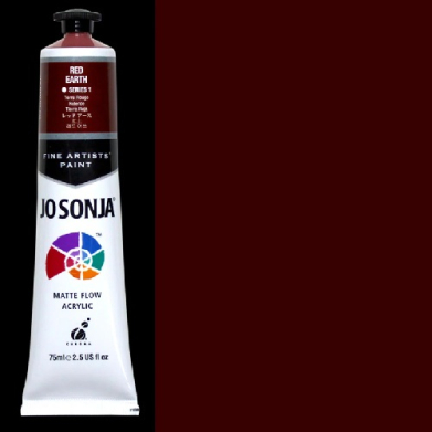 Chroma's Jo Sonja Fine Artists' Acrylic Paint - (2.5oz/75ml) Red Earth 036