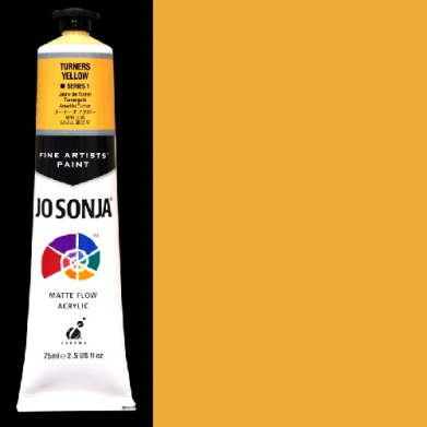 Chroma's Jo Sonja Fine Artists' Acrylic Paint - (2.5oz/75ml) Turners Yellow 043