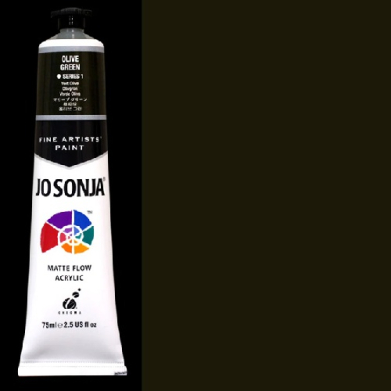 Chroma's Jo Sonja Fine Artists' Acrylic Paint - (2.5oz/75ml) Olive Green  600