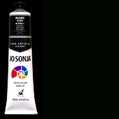 Chroma's Jo Sonja Fine Artists' Acrylic Paint - (2.5oz/75ml) Hooker's Green  608