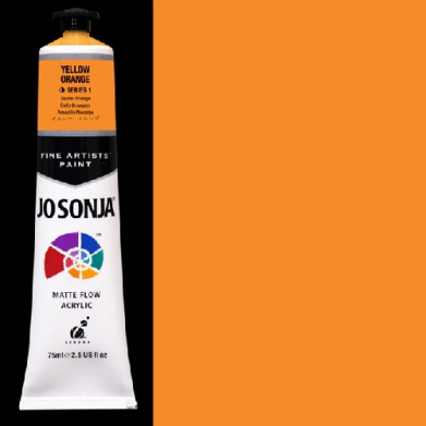 Chroma's Jo Sonja Fine Artists' Acrylic Paint - (2.5oz/75ml) Yellow Orange  698